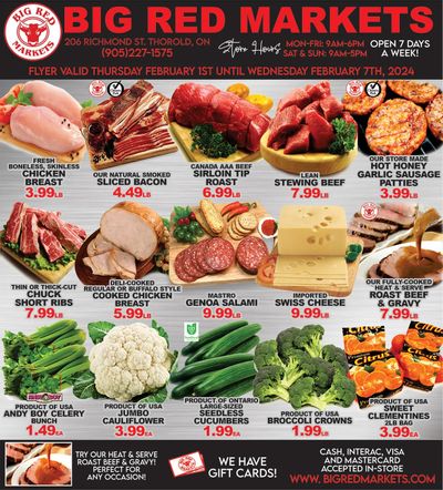 Big Red Markets Flyer February 1 to 7