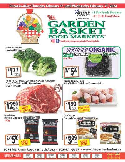 The Garden Basket Flyer February 1 to 7