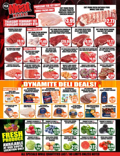 M.R. Meat Market Flyer February 1 to 8