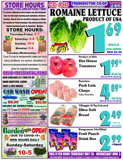 Fredericton Co-op Flyer May 28 to June 3