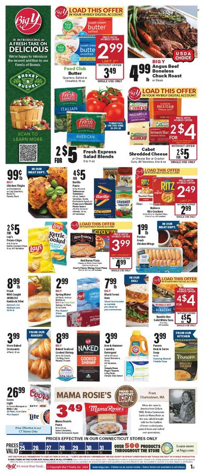 Big Y (CT) Weekly Ad Flyer Specials January 25 to January 31, 2024