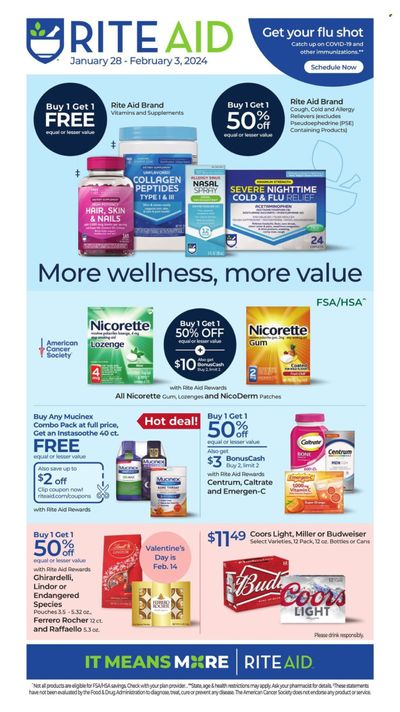 RITE AID Weekly Ad Flyer Specials January 28 to February 3, 2024