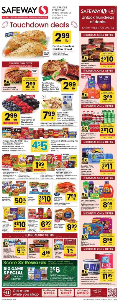Safeway (DE) Weekly Ad Flyer Specials January 26 to February 1, 2024