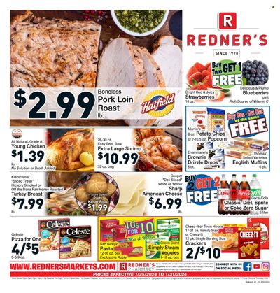 Redner's Markets (DE, MD, PA) Weekly Ad Flyer Specials January 25 to January 31, 2024