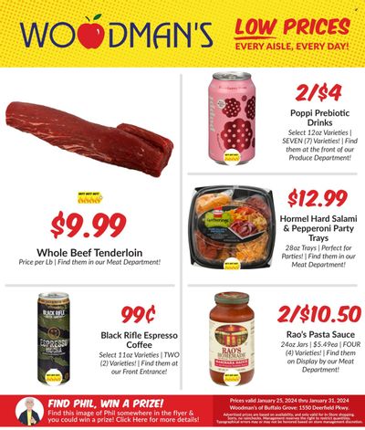 Woodman's Markets (IL, WI) Weekly Ad Flyer Specials January 25 to January 31, 2024