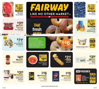 Fairway Market (CT, NJ, NY) Weekly Ad Flyer Specials January 26 to February 1, 2024