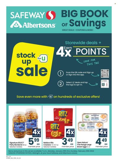 Safeway (ID) Weekly Ad Flyer Specials January 29 to February 25, 2024