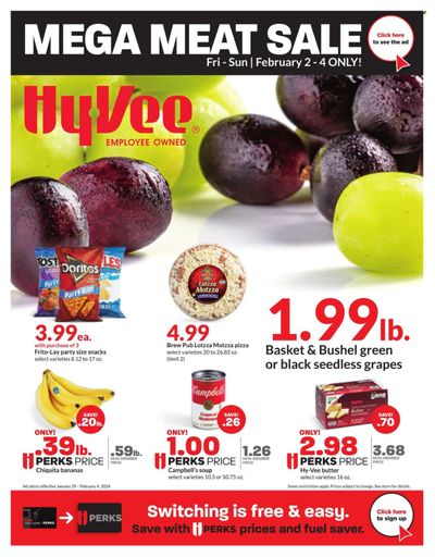 Hy-Vee (IA) Weekly Ad Flyer Specials January 29 to February 4, 2024