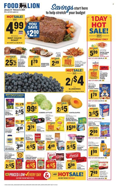 Food Lion Weekly Ad Flyer Specials January 31 to February 8, 2024