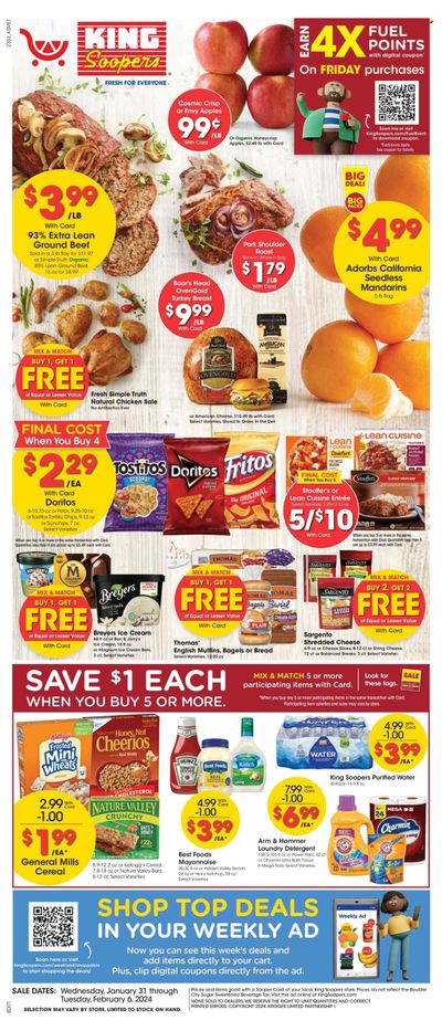 King Soopers (CO) Weekly Ad Flyer Specials January 31 to February 6, 2024
