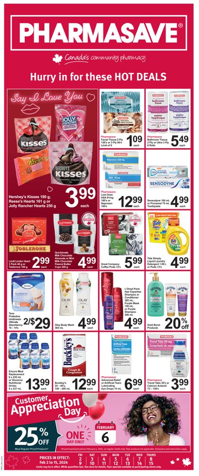 Pharmasave (ON & West) Flyer February 2 to 15