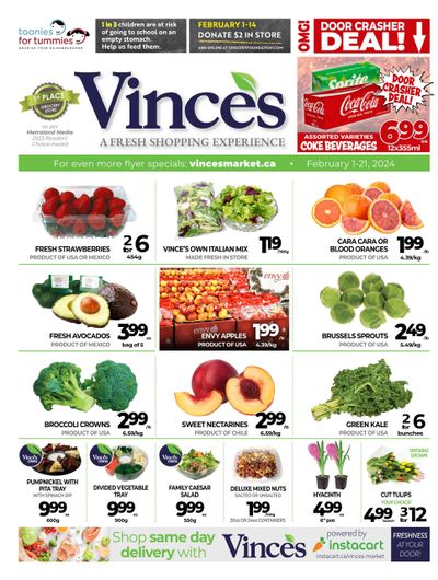 Vince's Market Flyer February 1 to 21