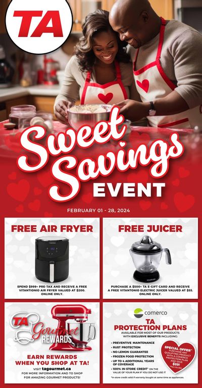TA Appliances and Barbecues Flyer February 1 to 28