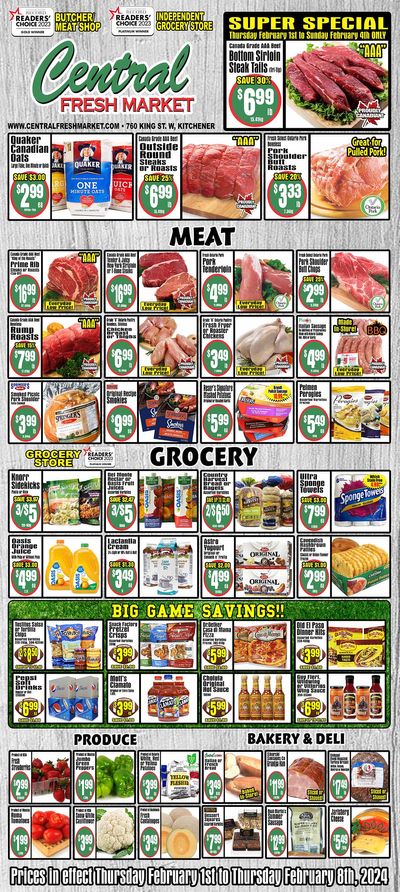 Central Fresh Market Flyer February 1 to 8