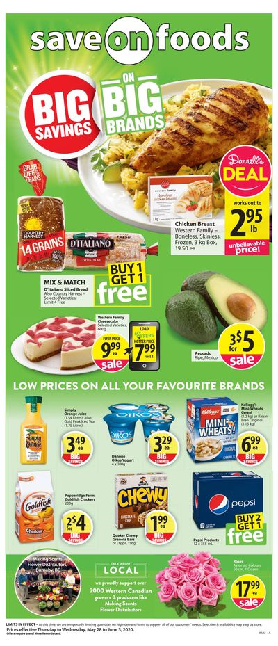 Save on Foods (BC) Flyer May 28 to June 3