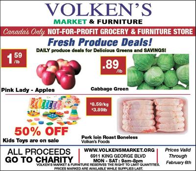Volken's Market & Furniture Flyer January 31 to February 6