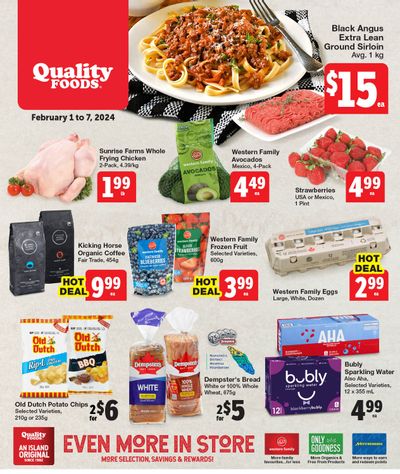 Quality Foods Flyer February 1 to 7
