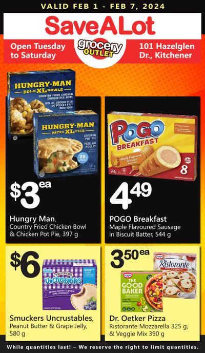 SaveALot Grocery Outlet Flyer February 1 to 7