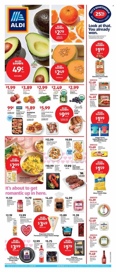 ALDI (IL, IN) Weekly Ad Flyer Specials January 31 to February 6, 2024