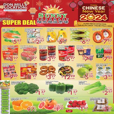 Sunny Foodmart (Don Mills) Flyer February 2 to 8