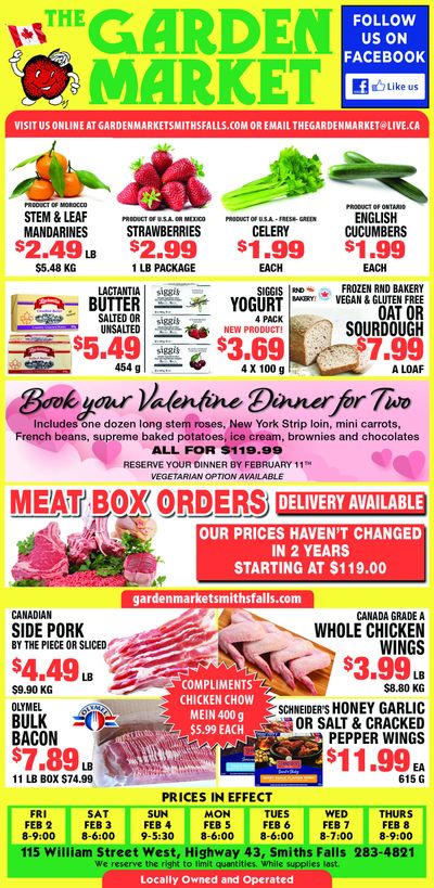 The Garden Market Flyer February 2 to 8