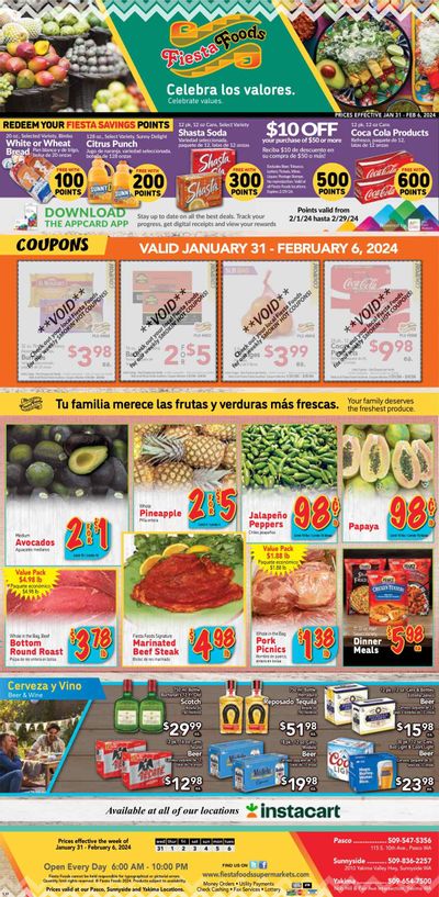 Fiesta Foods SuperMarkets (WA) Weekly Ad Flyer Specials January 31 to February 6, 2024