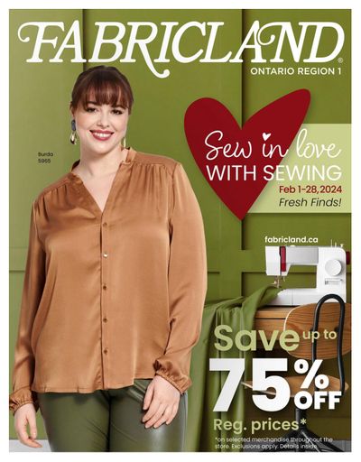 Fabricland (ON) Flyer February 1 to 28