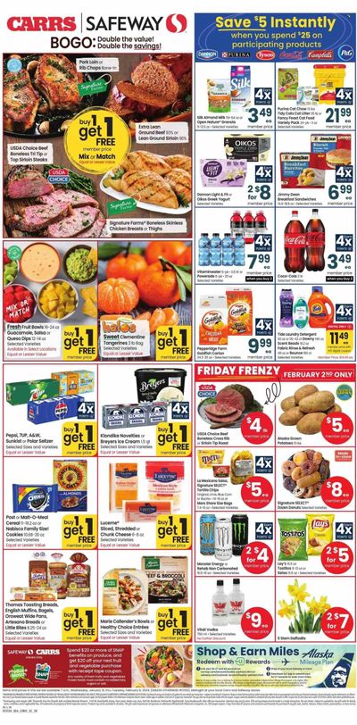 Safeway (AK) Weekly Ad Flyer Specials January 31 to February 6, 2024