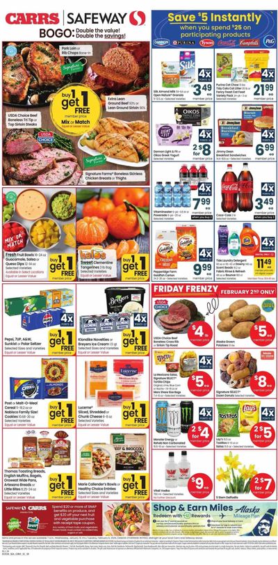 Safeway (AK) Weekly Ad Flyer Specials January 31 to February 6, 2024