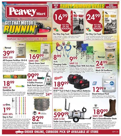 Peavey Mart Flyer May 28 to June 7