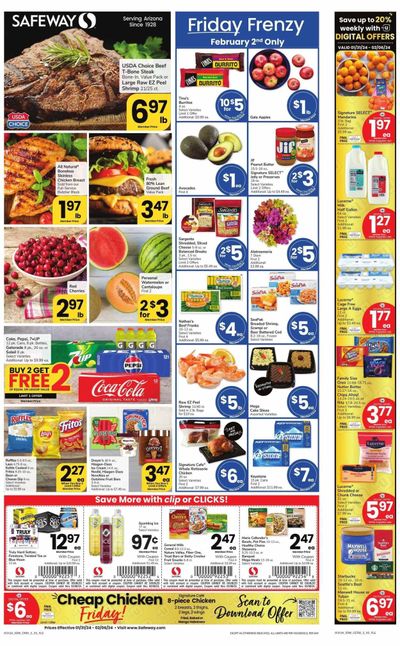 Safeway (AZ) Weekly Ad Flyer Specials January 31 to February 6, 2024