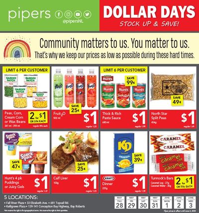 Pipers Superstore Flyer May 28 to June 3