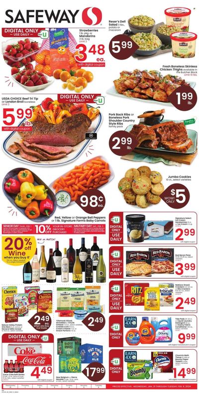 Safeway (CO) Weekly Ad Flyer Specials January 31 to February 6, 2024