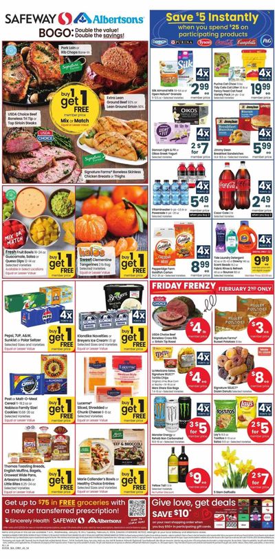 Safeway (ID) Weekly Ad Flyer Specials January 31 to February 6, 2024
