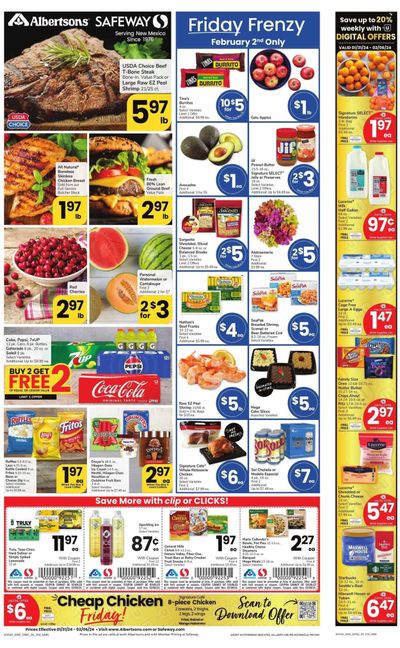 Safeway (NM) Weekly Ad Flyer Specials January 31 to February 6, 2024