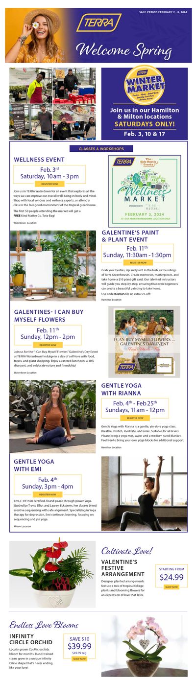Terra Greenhouses Flyer February 2 to 8