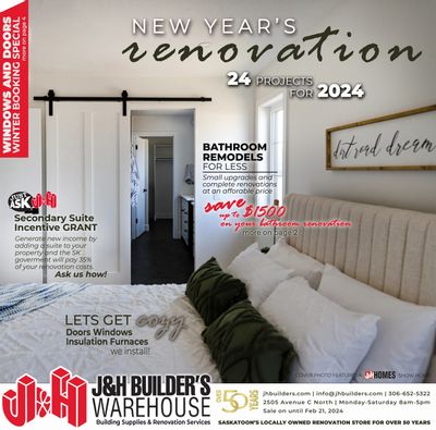 J&H Builder's Warehouse Flyer February 1 to 21