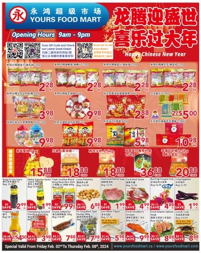 Yours Food Mart Flyer February 2 to 8