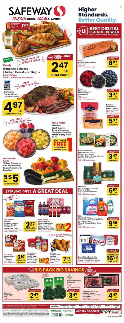 Safeway (SD) Weekly Ad Flyer Specials January 31 to February 6, 2024