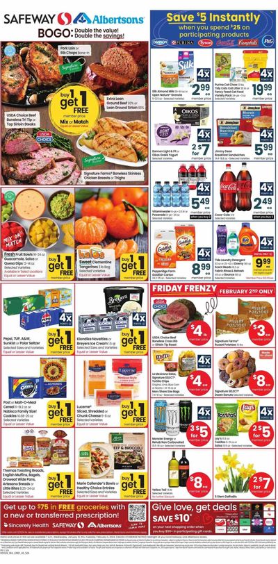 Safeway (WA) Weekly Ad Flyer Specials January 31 to February 6, 2024