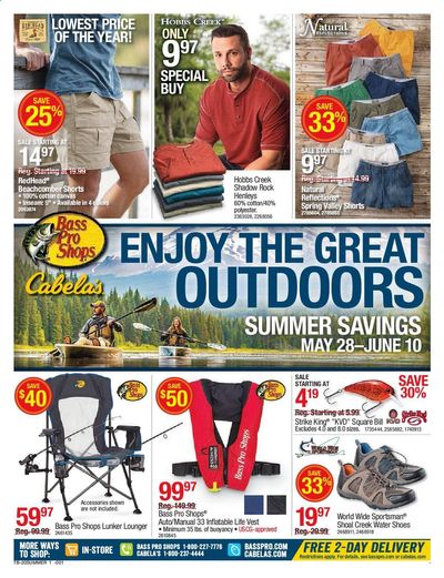 Bass Pro Shops Weekly Ad & Flyer May 28 to June 10