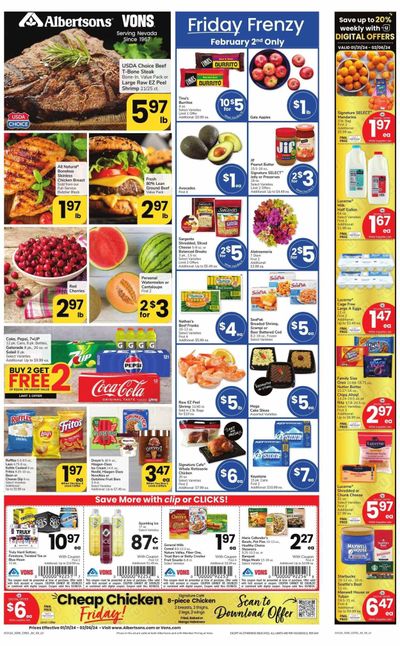 Vons (NV) Weekly Ad Flyer Specials January 31 to February 6, 2024