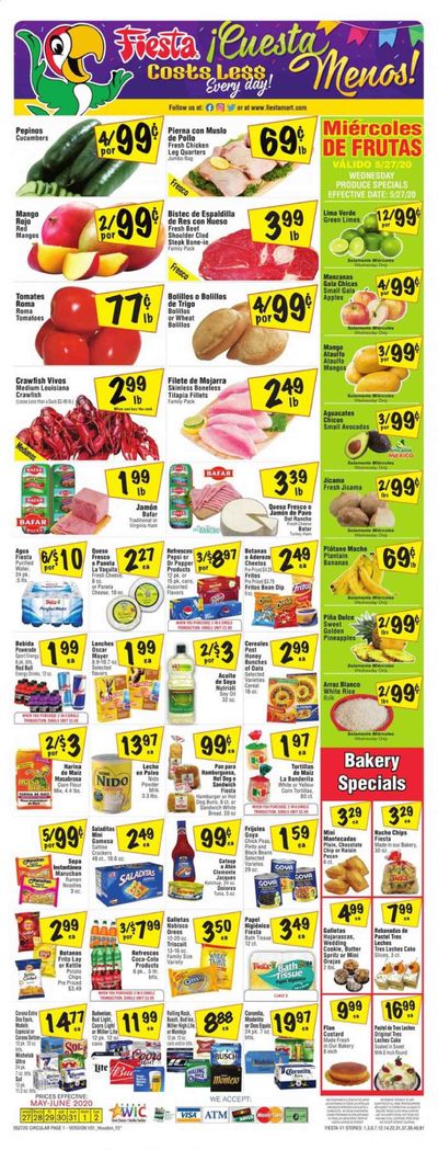 Fiesta Mart Weekly Ad & Flyer May 27 to June 2