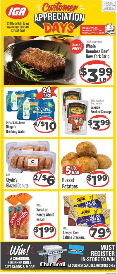 IGA (OH) Weekly Ad Flyer Specials January 31 to February 6, 2024