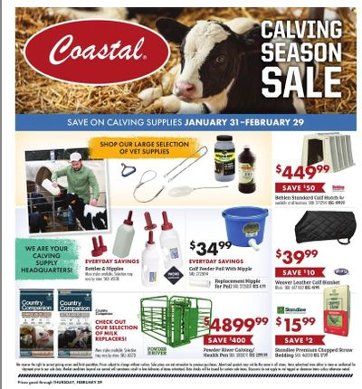 Coastal Farm & Ranch Weekly Ad Flyer Specials January 31 to February 29, 2024