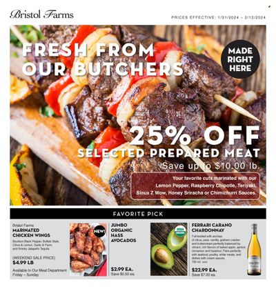 Bristol Farms (CA) Weekly Ad Flyer Specials January 31 to February 13, 2024