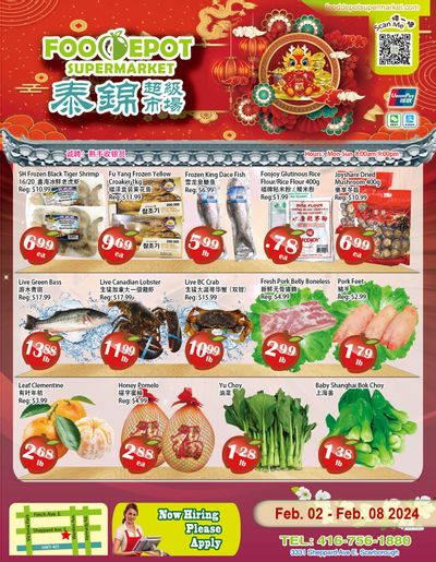 Food Depot Supermarket Flyer February 2 to 8