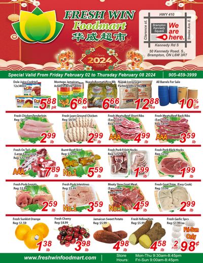 Fresh Win Foodmart Flyer February 2 to 8