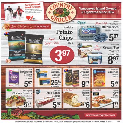 Country Grocer Flyer February 2 to 8
