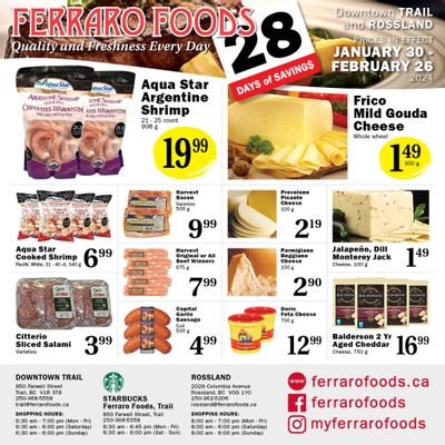 Ferraro Foods Flyer January 30 to February 26